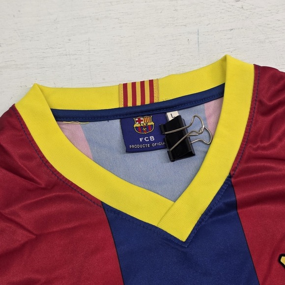 FC Barcelona Lionel Messi Official Unicef Football Shirt Jersey Men's Size L - Picture 4 of 8